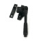 Matt Black Night-Vent Locking Reeded Fastener (Steel Window)