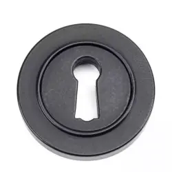 Matt Black Round Escutcheon