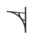 Matt Black Tyne Shelf Bracket