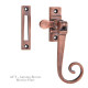 Monkey Tail Casement Fastener