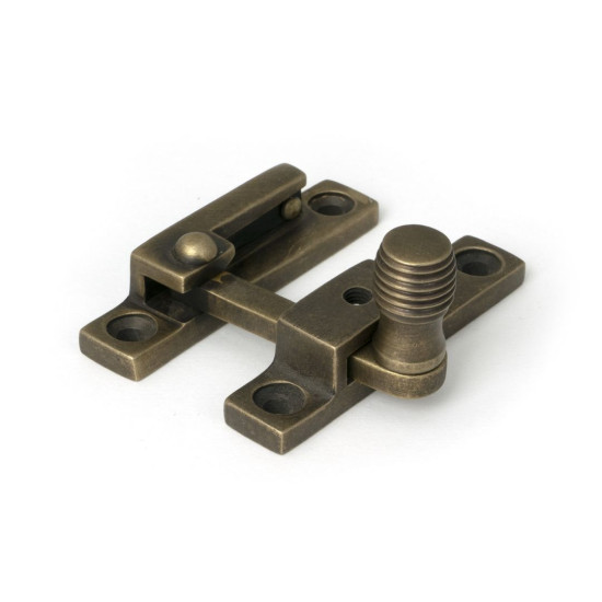 Narrow Beehive Quadrant Fastener Burnished Brass
