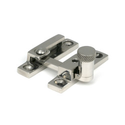 Narrow Brompton Quadrant Fastener - Polished Marine Stainless Steel