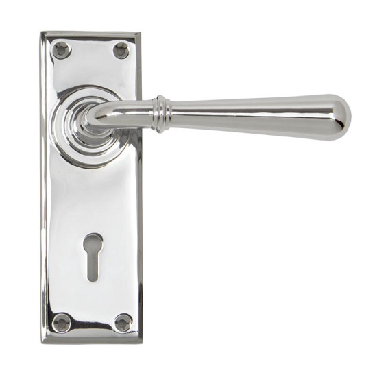 Newbury Lever - Polished Chrome