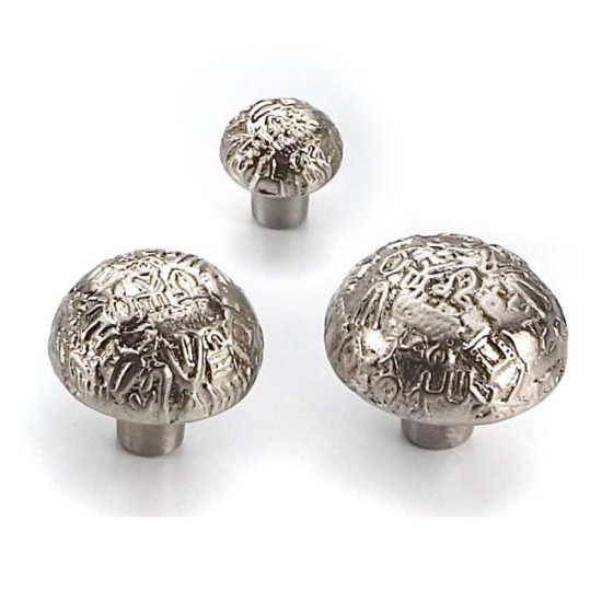 Nickel Aztec Knob