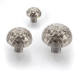 Nickel Nautilus Knob