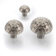 Nickel Nautilus Knob