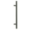 Offset T Bar Handle with Secret Fixings - Matt Black