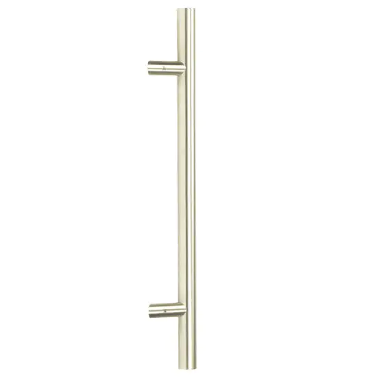 Offset T Bar Handle with Secret Fixings - Satin Marine Stainless Steel