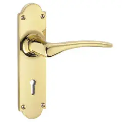 Croft 2176 2177 Ornate Oaken Lever Handle