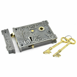 Ornate Rim Lock Set