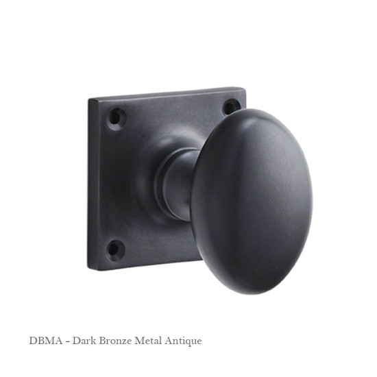 Oval Door Knob on a Square Rose