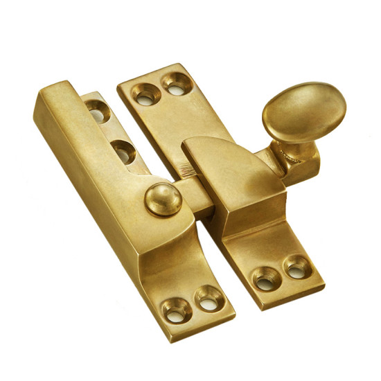 Oval Knob Straight Arm Sash Fastener Narrow Style