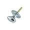 Oval Rack Bolt Thumb Turn - Polished Chrome