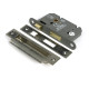 Pewter Heavy Duty Bathroom Mortice Lock