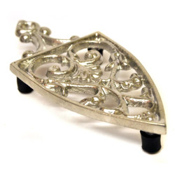 Pewter Iron Trivet Stand