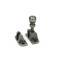 Pewter Mushroom Brighton Fastener (Radiused)