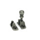 Pewter Mushroom Brighton Fastener (Radiused)