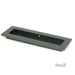 Plain Rectangular Pull - Matt Black