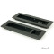 Plain Rectangular Pull Privacy Set - Matt Black