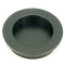 Plain Round Pull - Matt Black