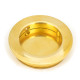 Plain Round Pull - Polished Brass