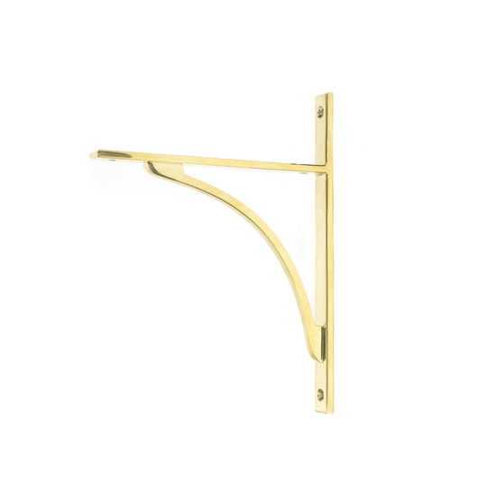 Polished Brass Apperley Shelf Bracket