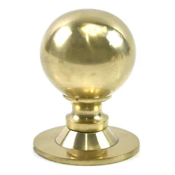 Polished Brass Ball Cabinet Knob