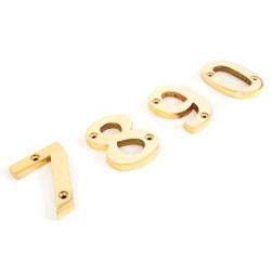 Polished Brass Letters/House Numbers