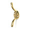 Polished Brass Newbury Cleat Hook