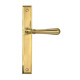Polished Brass Newbury Slimline Lever Espag. Latch Set