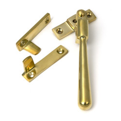 Polished Brass Night-Vent Locking Newbury Fastener