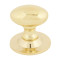 Polished Brass Oval Cabinet Knob