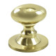 Polished Brass Oval Cabinet Knob