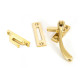 Polished Brass Pear Drop Casement Fastener