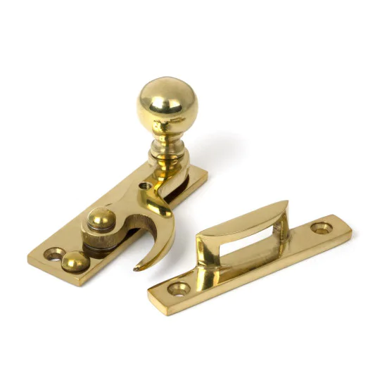 Polished Brass Sash Hook Fastener