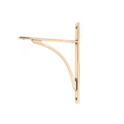 Polished Bronze Apperley Shelf Bracket