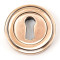 Polished Bronze Art Deco Escutcheon