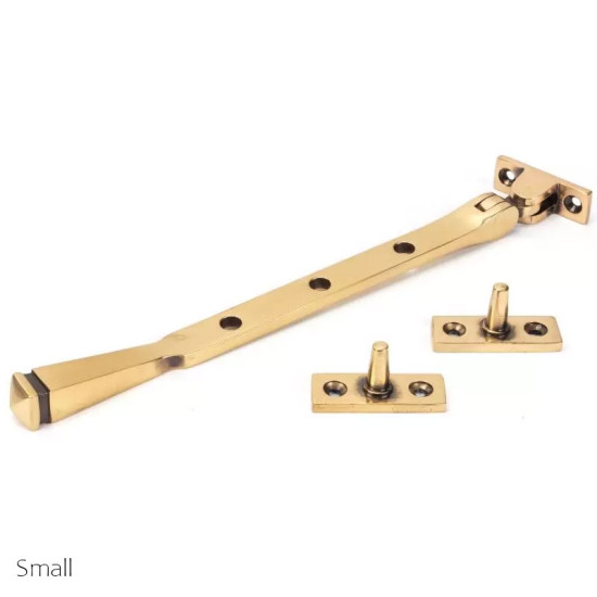Polished Bronze Avon Casement Stay