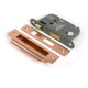 Polished Bronze Heavy Duty Bathroom Mortice Lock