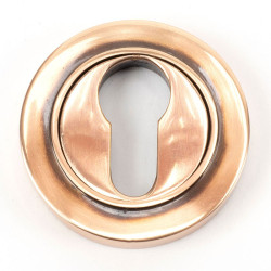 Polished Bronze Round Euro Escutcheon