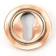 Polished Bronze Round Euro Escutcheon