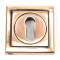 Polished Bronze Square Escutcheon