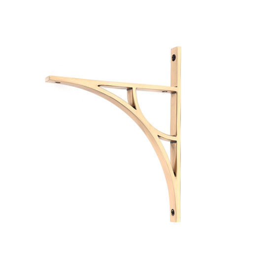 Polished Bronze Tyne Shelf Bracket