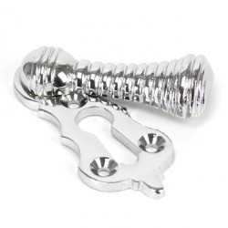 Polished Chrome Beehive Escutcheon