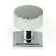 Polished Chrome Kelso Cabinet Knob on Square Rose