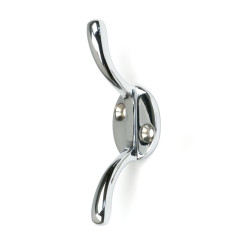 Polished Chrome Newbury Cleat Hook