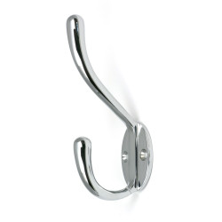 Polished Chrome Newbury Hat & Coat Hook