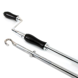 Polished Chrome Telescopic Window Winder