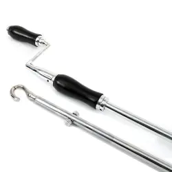 Polished Chrome Telescopic Window Winder