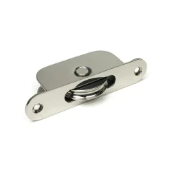 Polished Marine SS (316) Radiused Sash Pulley 75kg